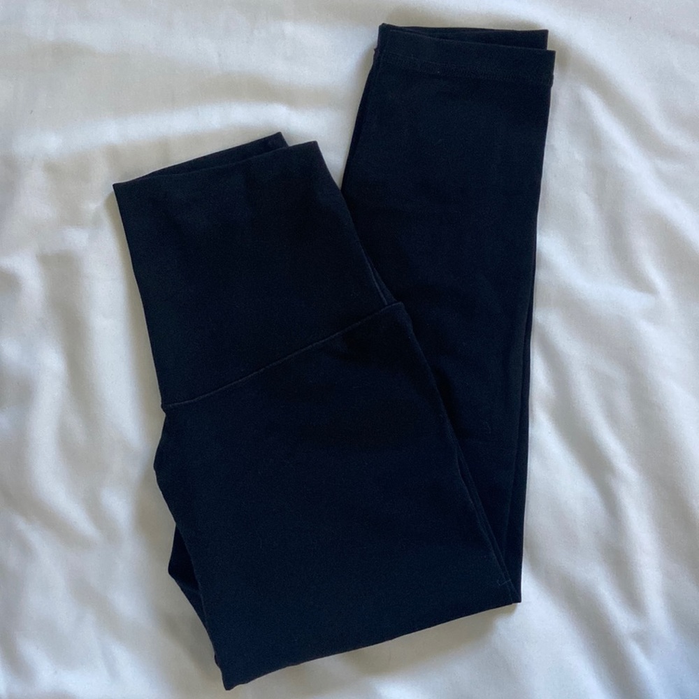 Offline Aerie Black High Waisted Crossover Leggings